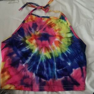 tye dye halter top